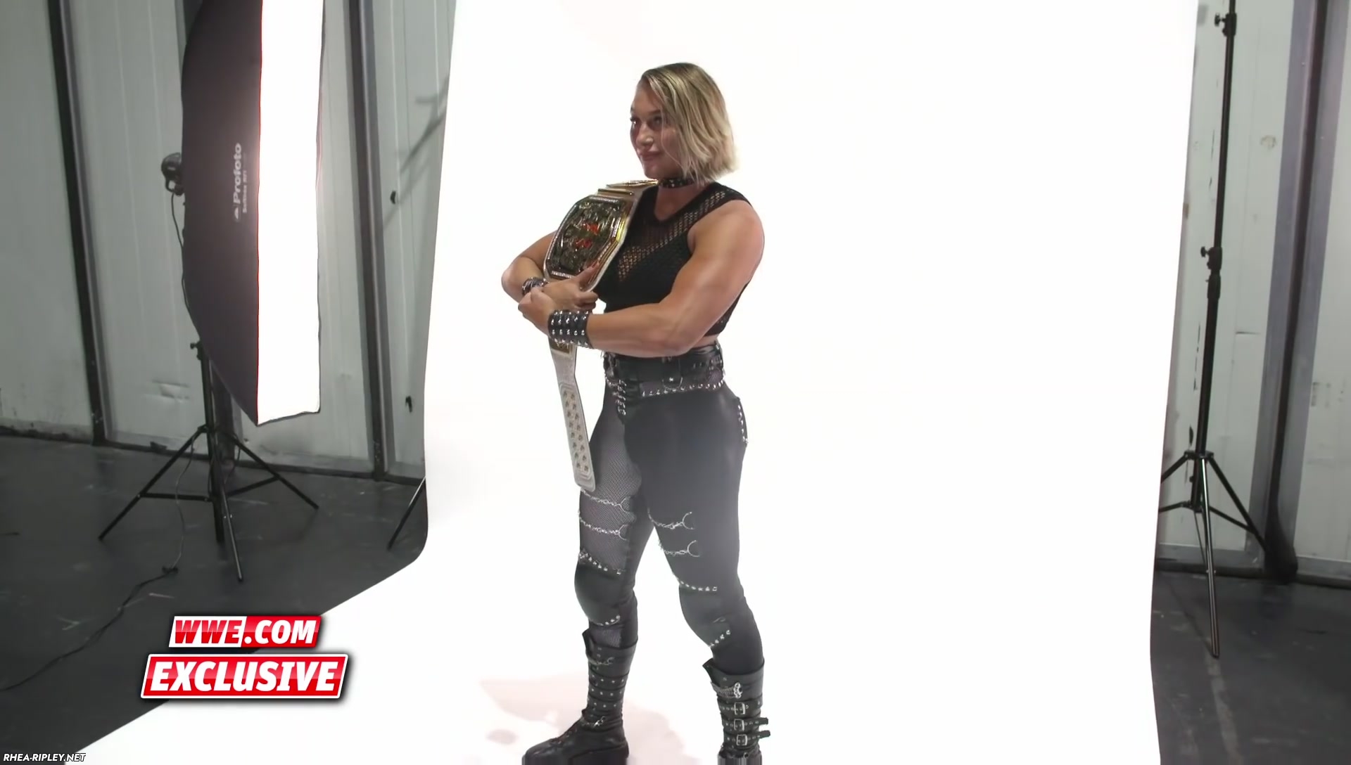 Rhea Ripley does her first photoshoot as NXT UK Women's Champion NXT UK ...